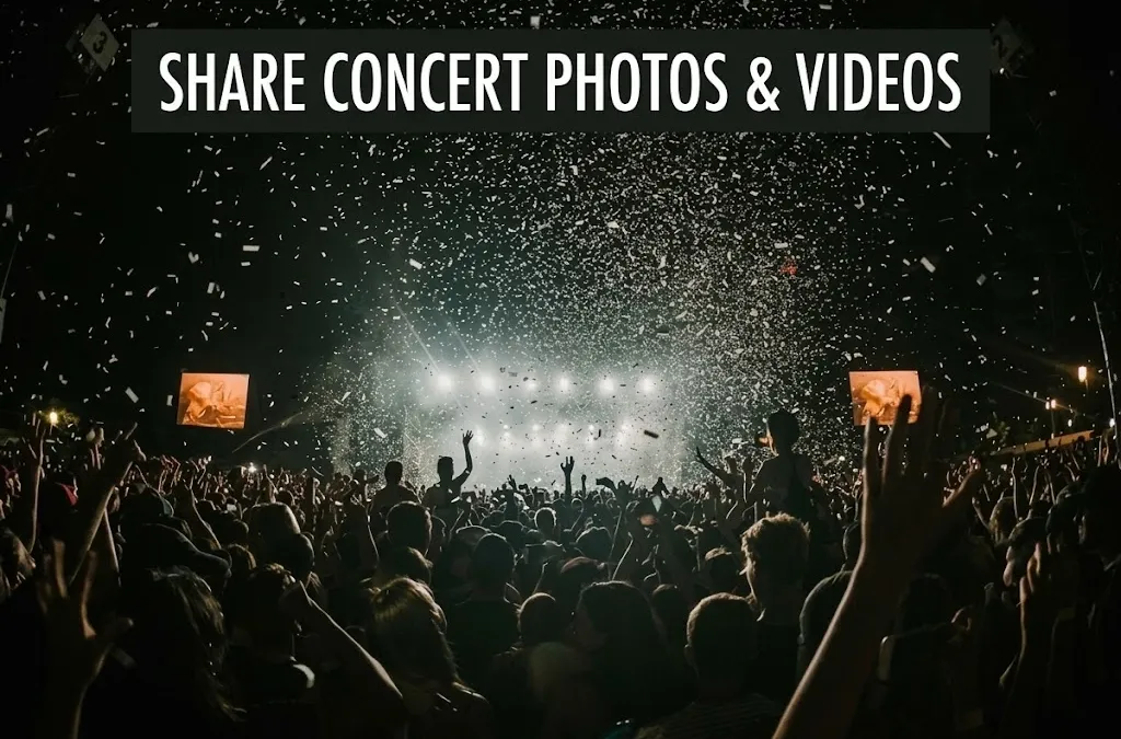 Concert Photo Sharing: How to Create a Shared Album for Your Squad